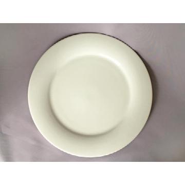 【アウトレット品】白リム２９．８cm皿