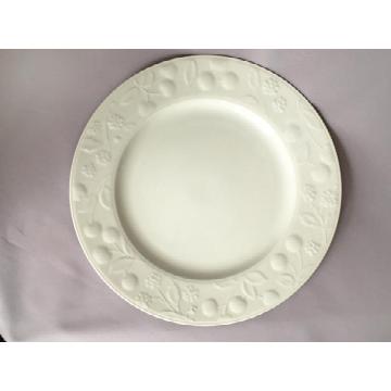 【アウトレット品】白フルーツ３０．５cm皿